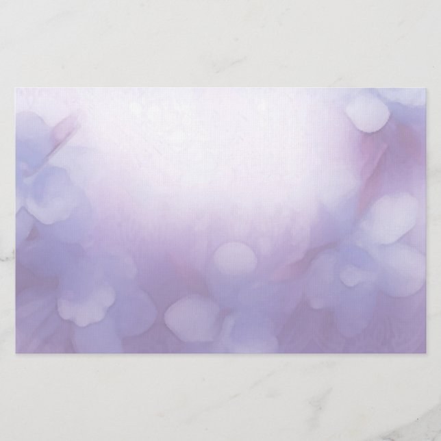 Papelería orquídeas azules y encaje (Anverso)