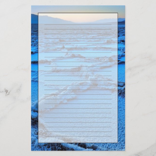 Papelería oscuridad, Death Valley, California (Anverso)