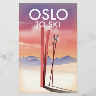 Papelería Oslo a esquiar