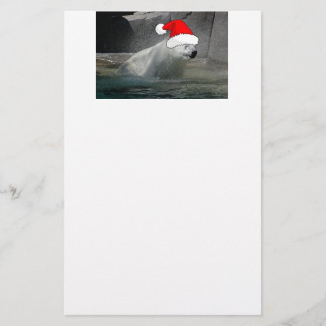 Papelería Osos polares navidades (Anverso)