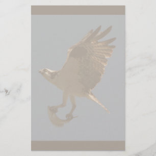 Papelería Osprey con efectos de escritorio de los pescados