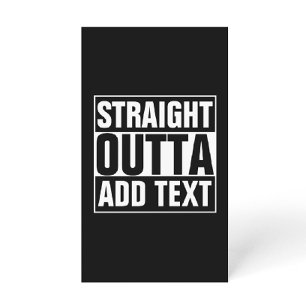 Papelería OUTTA DIRECTA - agrega tu texto aquí/crea el propi