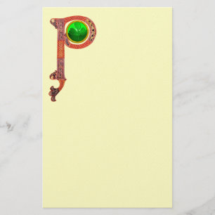 PAPELERÍA P MONOGRAMA CELÁTICO DEL DÍA DE SAN PATRICK CON SH