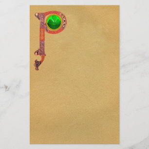 PAPELERÍA P MONOGRAMA CELÁTICO DEL DÍA DE SAN PATRICK CON SH
