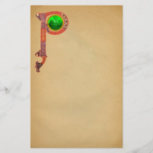 PAPELERÍA P MONOGRAMA CELÁTICO DEL DÍA DE SAN PATRICK CON SH