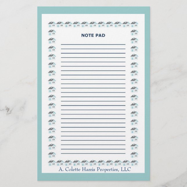 Papelería Pad de notas - Diseño 5 (Anverso)