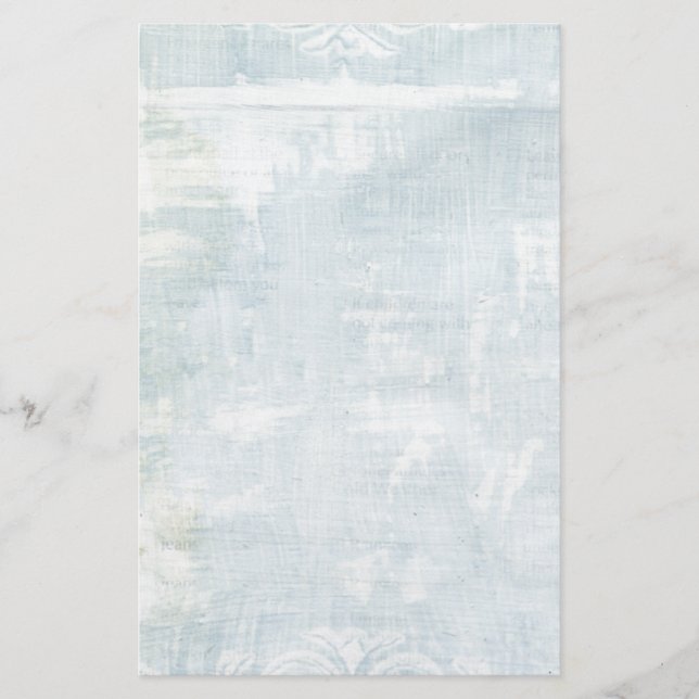 Papelería Página Arte Grunge Azul (Anverso)