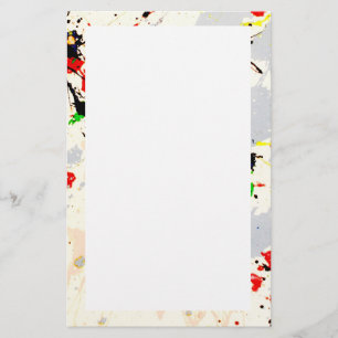 Papelería Paint Splatter
