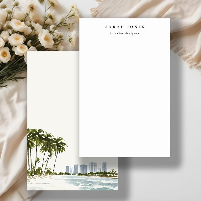 Papelería Paisaje acuático de Miami Florida (Subido por el creador)