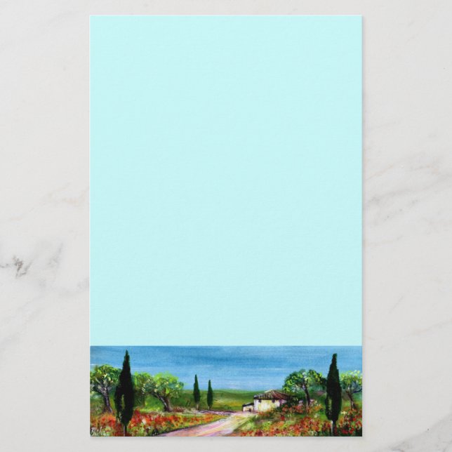 PAPELERÍA PAISAJE DE TOSCANA 4 (Anverso)