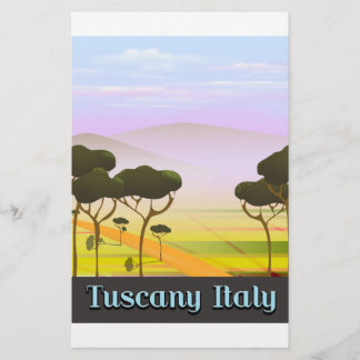 Papelería paisaje de viaje toscana Italia