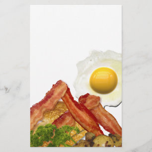 Papelería Paisaje del desayuno Bacon Eggs