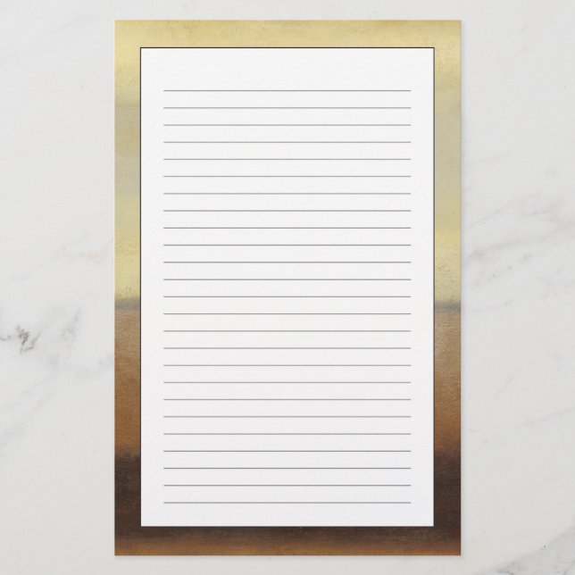 Papelería Paisaje del desierto solitario por Norman Wyatt (Anverso)