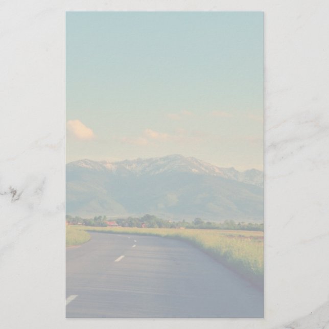 Papelería Paisaje montañoso (Anverso)
