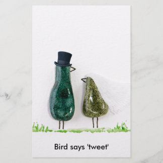 Papelería Pájaro dice 'pío'