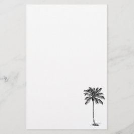 Papelería Palmera de coco tema de playa tropical