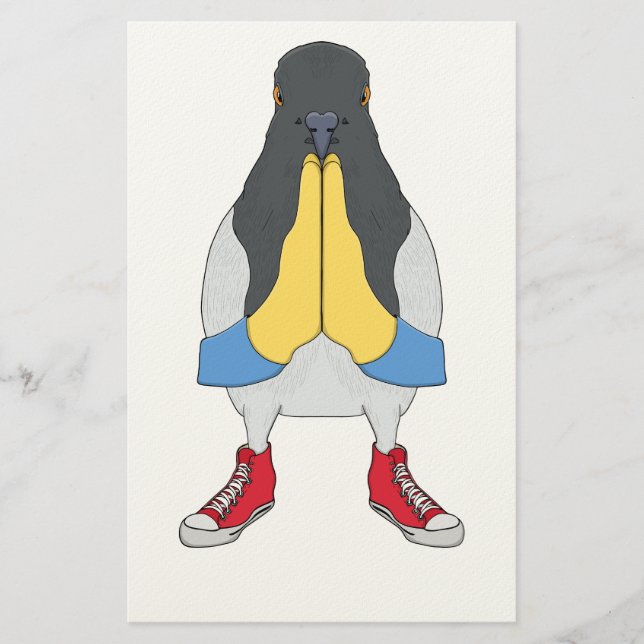 Papelería Paloma con Zapatos (Anverso)