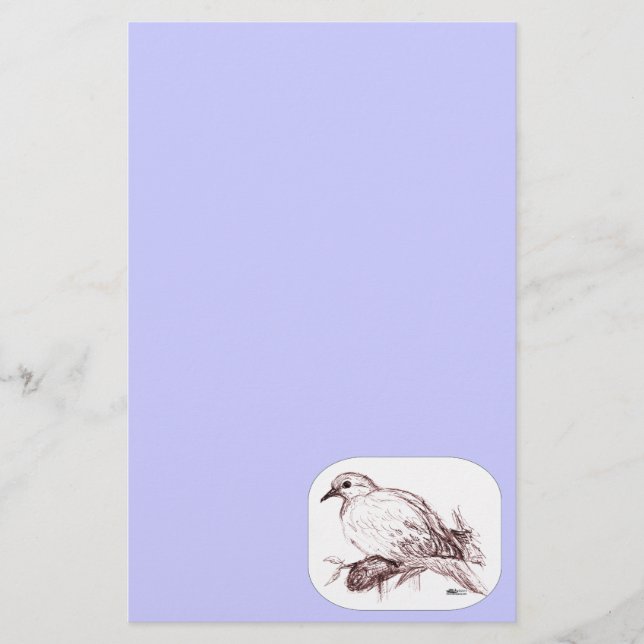 Papelería Paloma Llorona Bebé (Anverso)