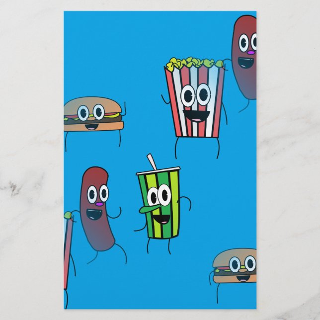 Papelería palomitas de cine (Anverso)