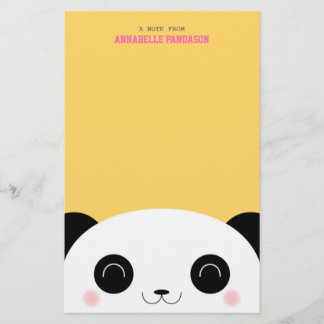 Papelería Panda linda del Peekaboo de Kawaii