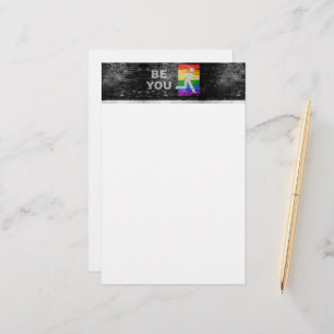 Papelería Panel de colores del orgullo arcoíris urbano de Sl