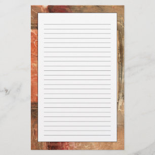 Papelería Panorama rojo abstracto