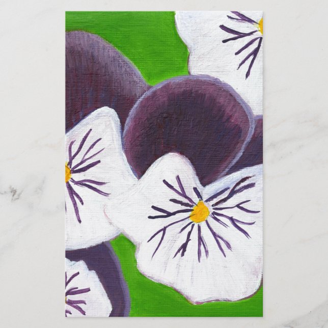 Papelería Pansies (Anverso)
