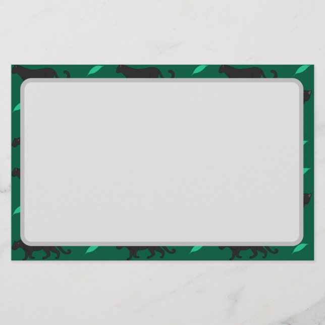 Papelería Panteras negras (Anverso)
