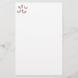 Papelería Papelaria de mariposas moradas