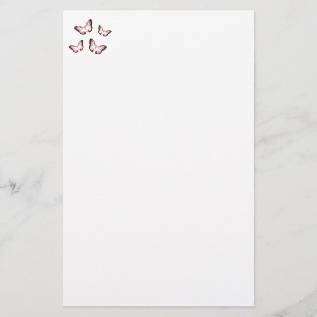 Papelería Papelaria Mariposas Moradas (Anverso)