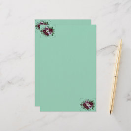 Papelería Papier à Lettres Botanique Bouquet de Violettes