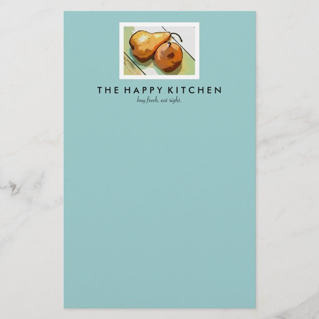 Papelería Par de peras (Anverso)