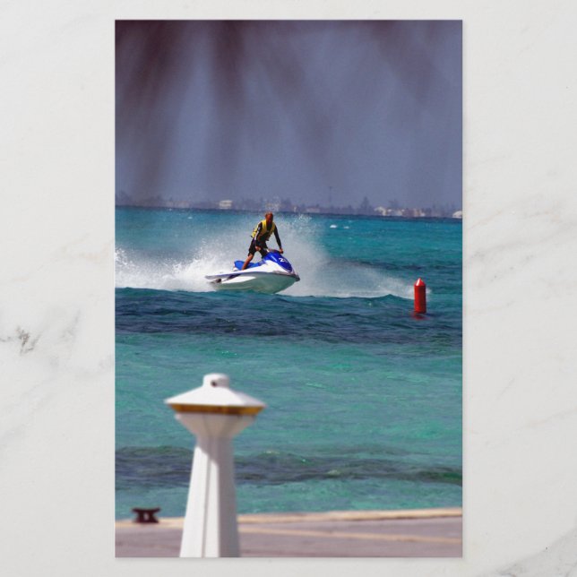 Papelería Paraíso para motos acuáticas (Anverso)