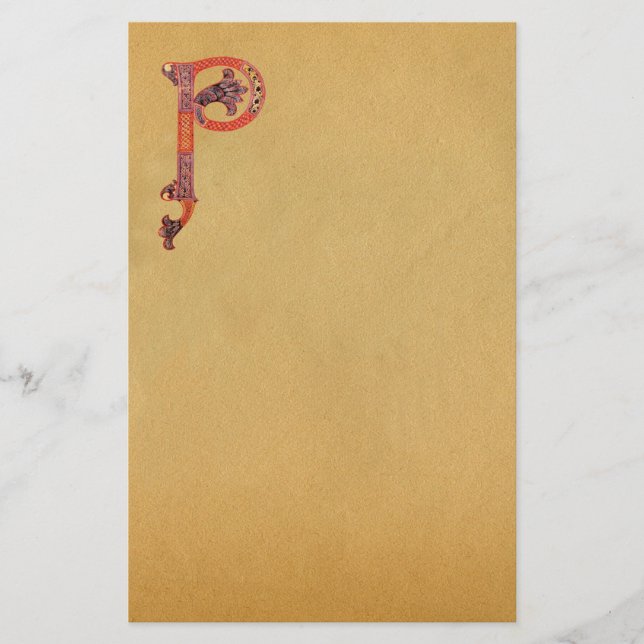 Papelería PARCHE CELTIC P MONOGRAM ,fieltro (Anverso)
