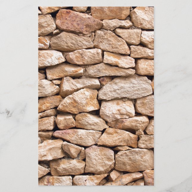 Papelería pared de la piedra caliza (Anverso)