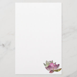Papelería Pareja de flores de Lotus II