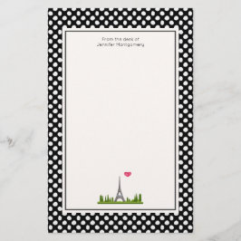 Papelería París francés con Torre Eiffel