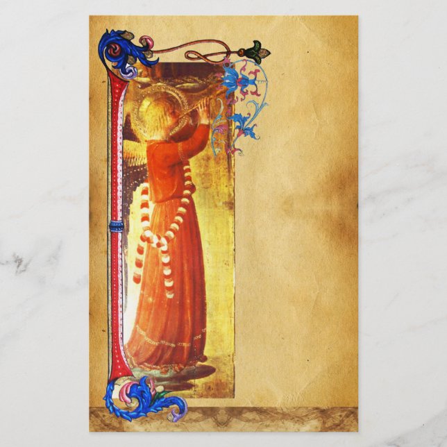 PAPELERÍA PARQUE FLORAL ANGEL DE NAVIDADES MUSICALES (Anverso)