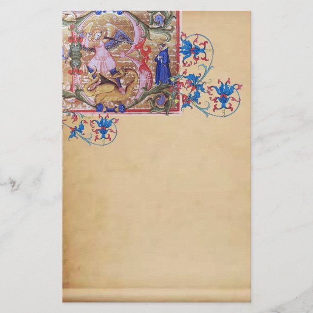 Papelería Parque floral antiguo arcángel de San Miguel (Anverso)