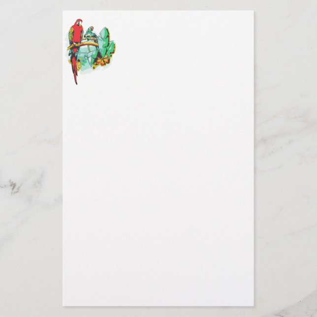 Papelería Parrot Trio (Anverso)