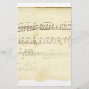 Papelería Partitura antigua