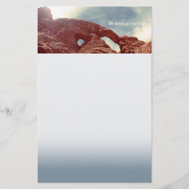 Papelería pasar a través de la estática (Anverso)