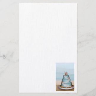 Papelería Pastel Boda de la concha marina elegante
