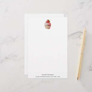 Papelería Pastel de fresa postre dulce