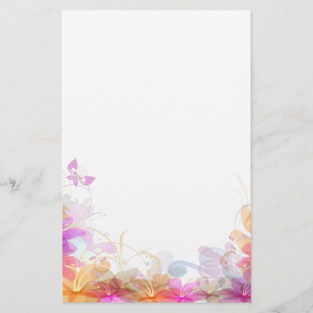 Papelería Pastel Lilies Boda (Anverso)