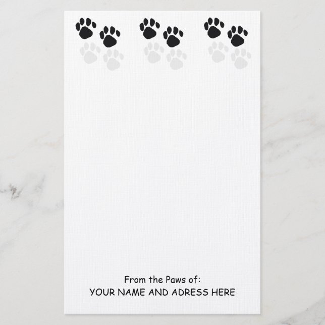 Papelería Patas inmóviles (Anverso)