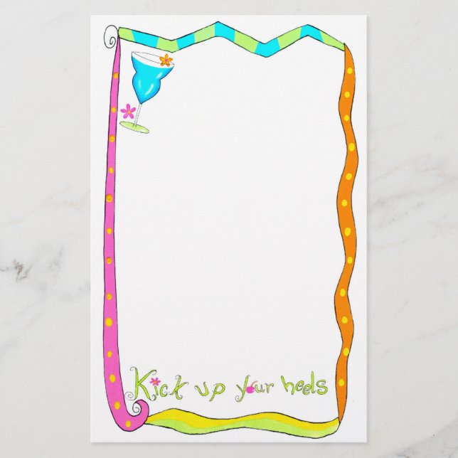 Papelería Patear tus tacones Estacionamiento Blanco (Anverso)