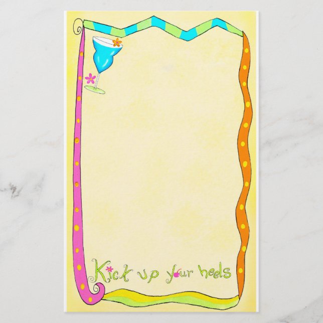 Papelería Patear tus talones Estacionamiento Amarillo (Anverso)