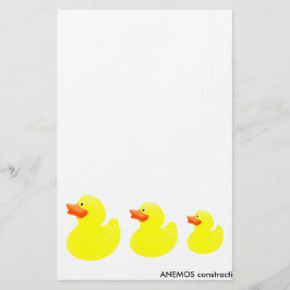 Papelería patos amarillos