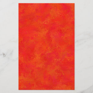 Papelería Patrón abstracto naranja rojo